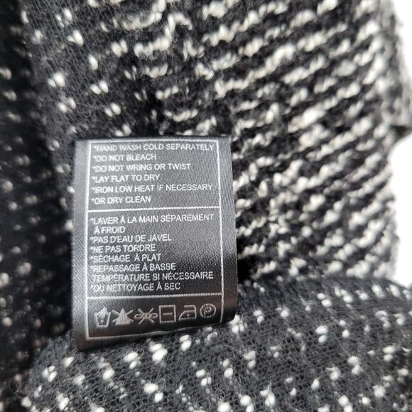 BB Dakota Womens Knit Cardigan Black XS Open Front Design Relaxed Fit 3/4 Sleeve - Picture 12 of 12